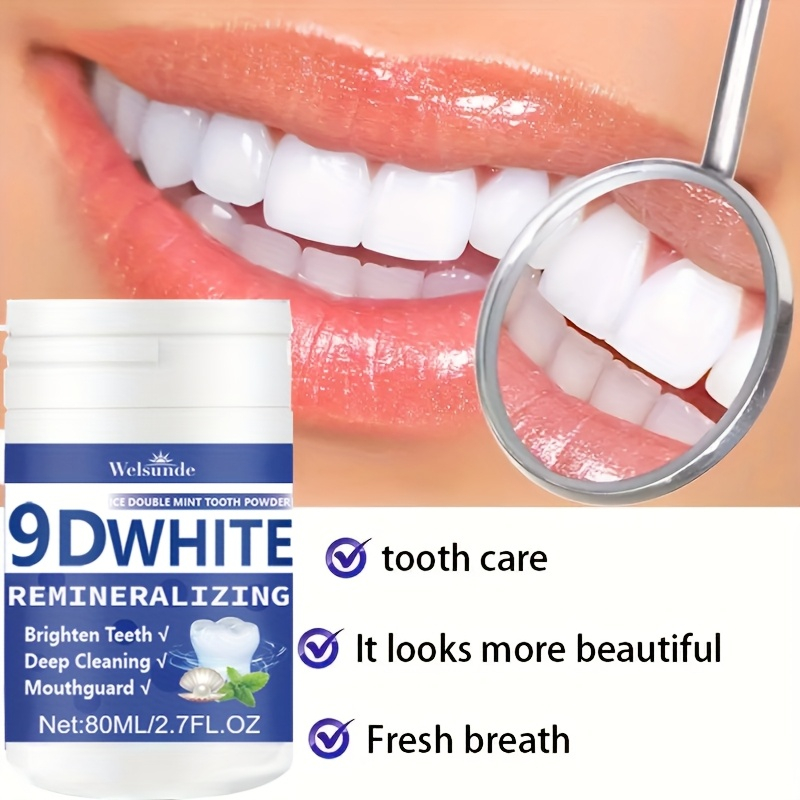 Teeth Whitening Instant - 9D 화이트 재광화 하이드록시아파타이트 치약, 치아