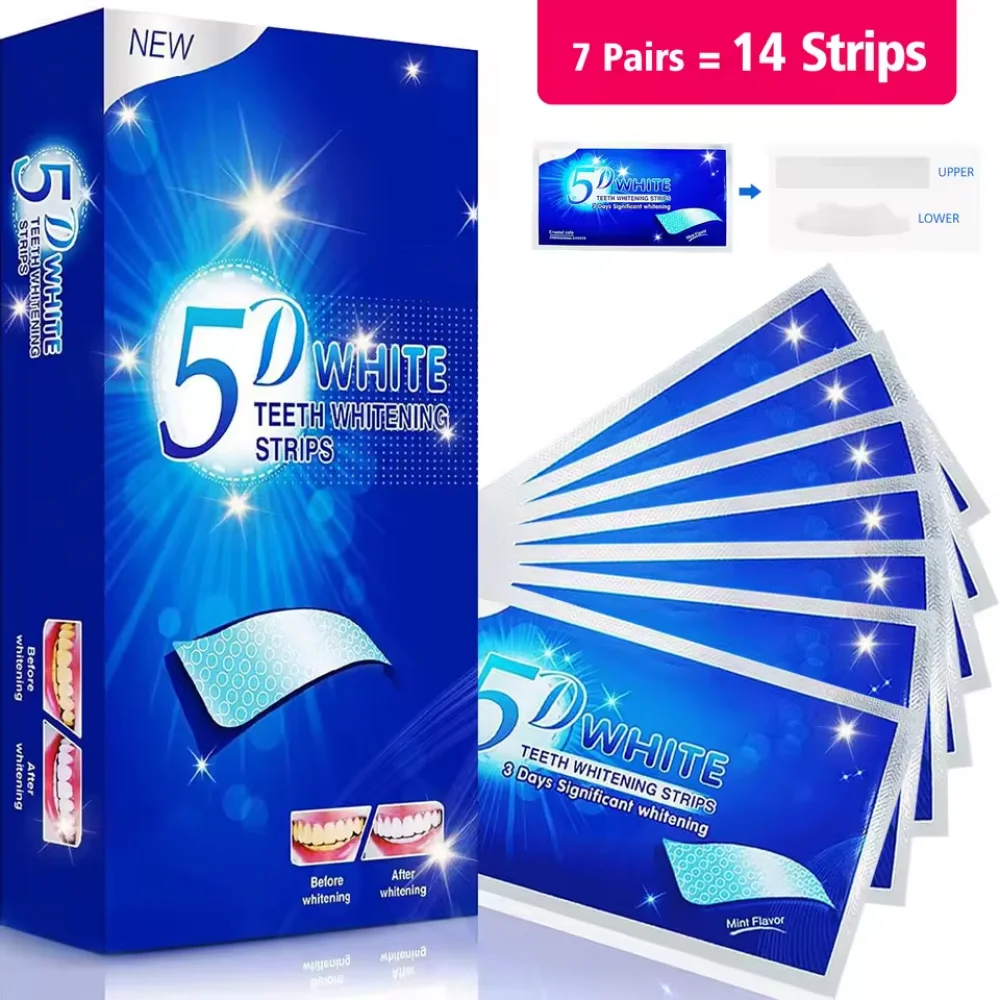 Whitening Strip 3D - 치아 미백 스트립 화이트 치아 치과