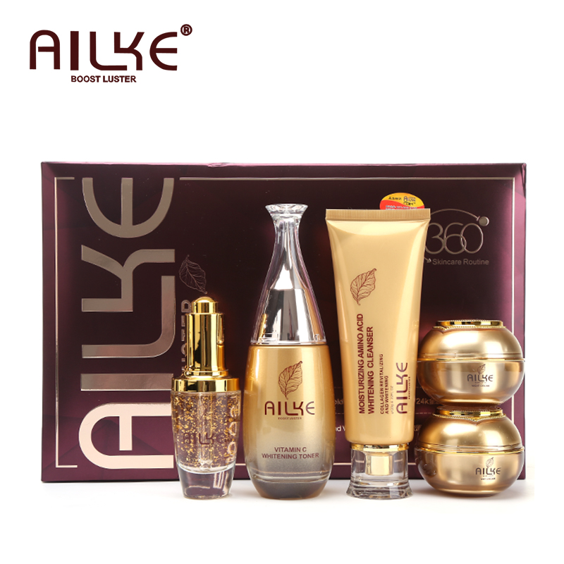 Charcoal Whitening Paste - AILKE 미백 스킨케어 세트, 주름 감소,