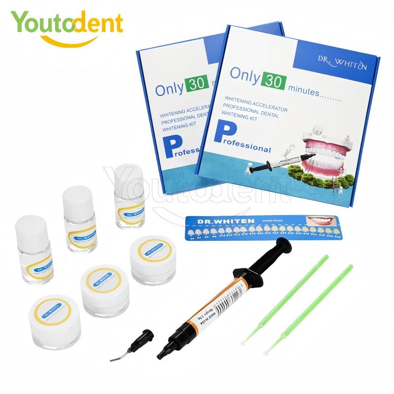 Teeth Whitening With Peroxide - 치아 미백 키트 35% 과산화수소 치아