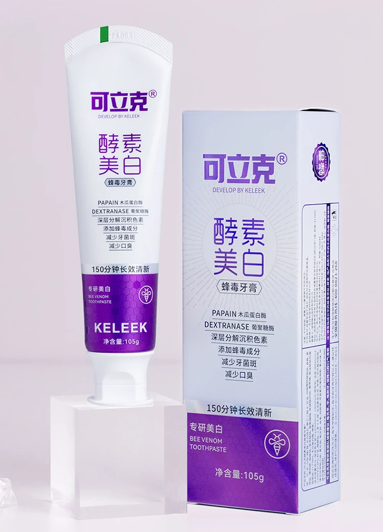 Teeth Whitening Enzymes - 105g KELEEK 효소 미백 벌독 치약