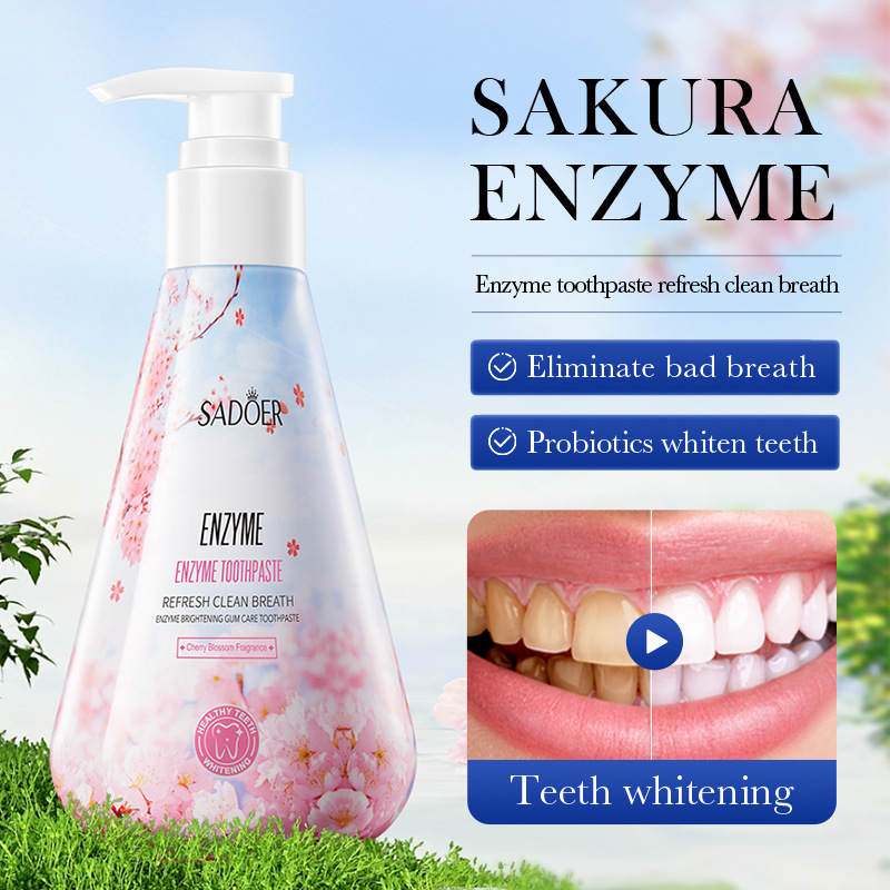 사도어 베이킹소다 미백 치약 성인용 프로바이오틱 효소  - Teeth Whitening Enzymes 리뷰 및 가격