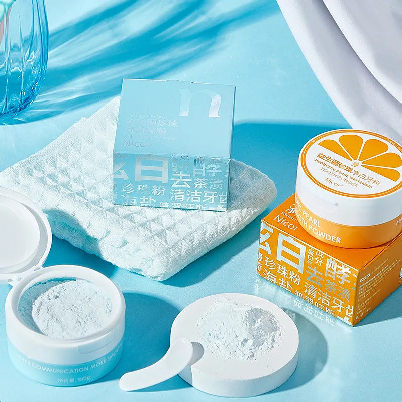플라크 효소 진주를 방지하는 50g 치아 분말 치아 얼 - Teeth Whitening Enzymes 리뷰 및 가격