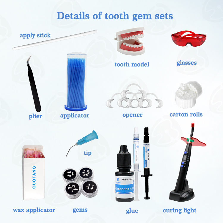 최저가 무료 OEM 치아 보석 키트 광중합 전문 치아  - Teeth Whitening Best 리뷰 및 가격