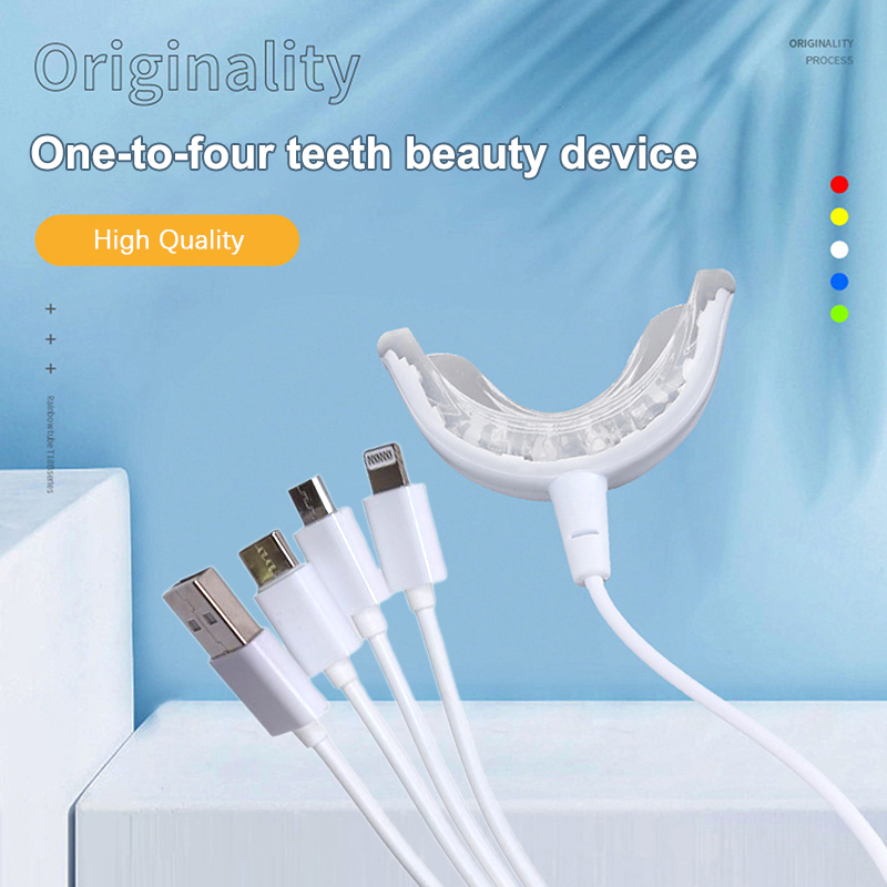 스마트 LED 휴대용 USB 충전식 치아 미백, 블루  - Teeth Whitening With Blue Light 리뷰 및 가격