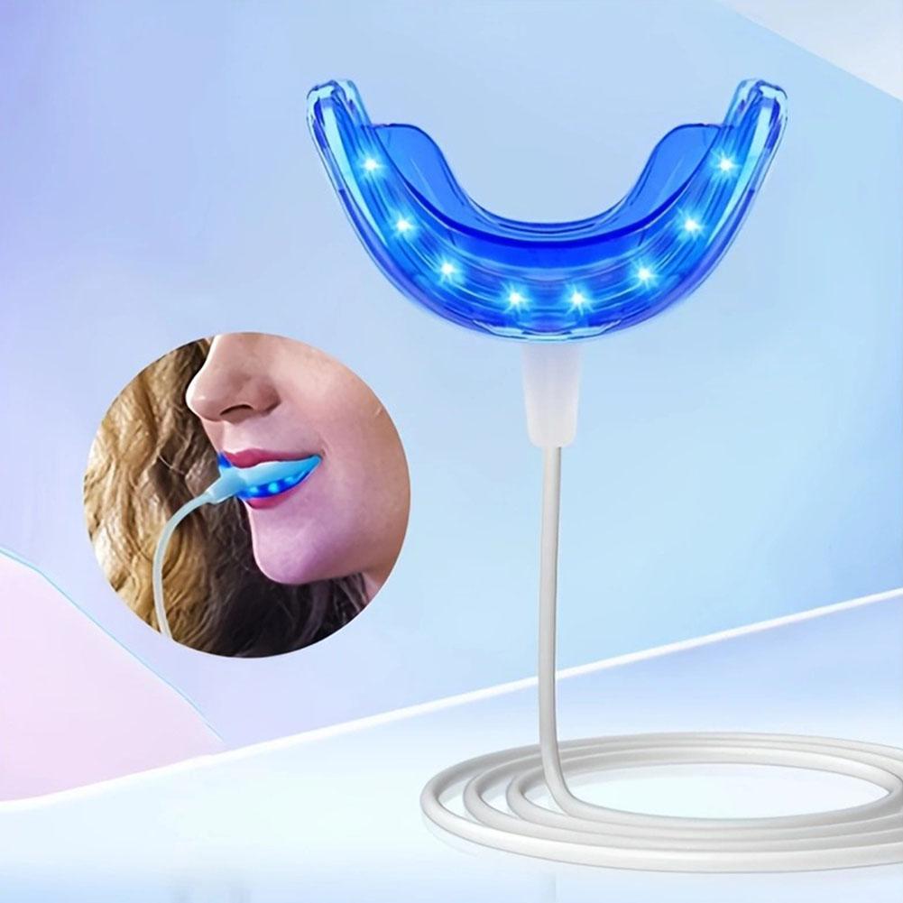 치아 미백 촉진기 스마트 LED 블루 라이트 휴대용 U - Teeth Whitening With Blue Light 리뷰 및 가격