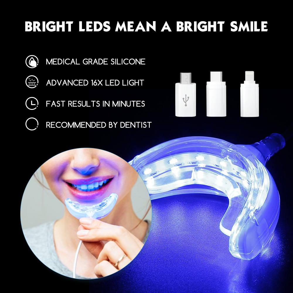Luxsmile 스마트 LED 치아 미백 휴대용 USB - Teeth Whitening With Blue Light 리뷰 및 가격