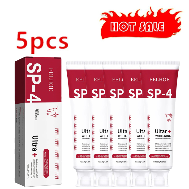 Sp-4 프로바이오틱 미백 치약, 구강 냄새 제거, 치 - Teeth Whitening Enzymes 리뷰 및 가격
