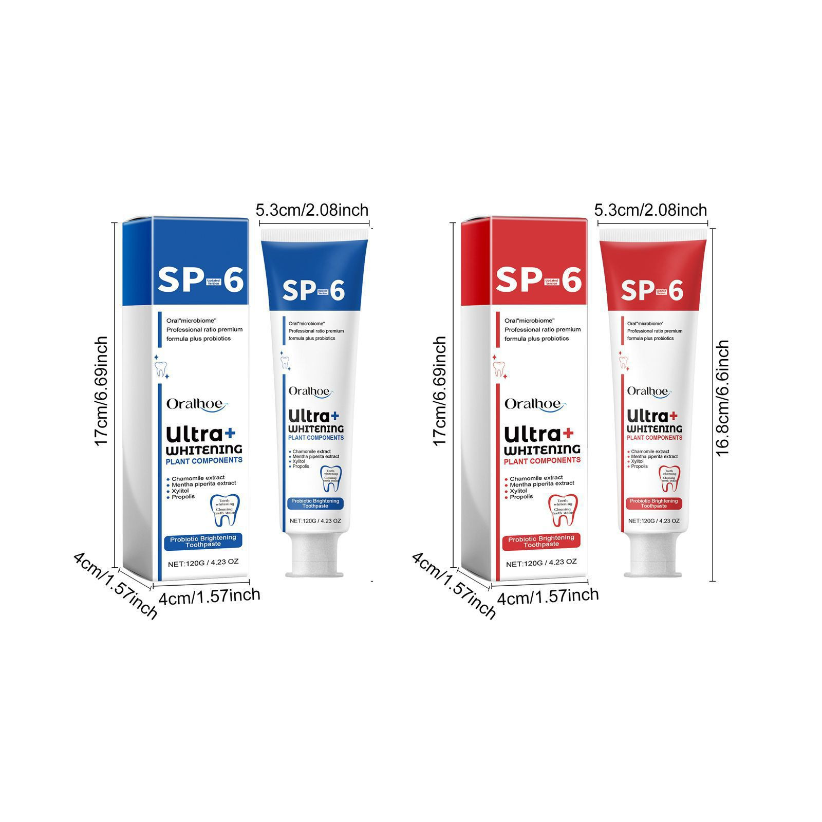 SP-6 프로바이오틱 미백 치약, 치아 미백 및 얼룩  - Teeth Whitening Enzymes 리뷰 및 가격