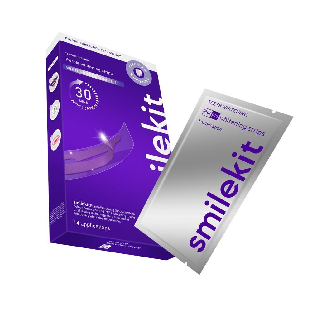  스마일킷 치아 미백 스트립 퍼플 V34 얼룩 제거  - Teeth Whitening Strips Crest 리뷰 및 가격