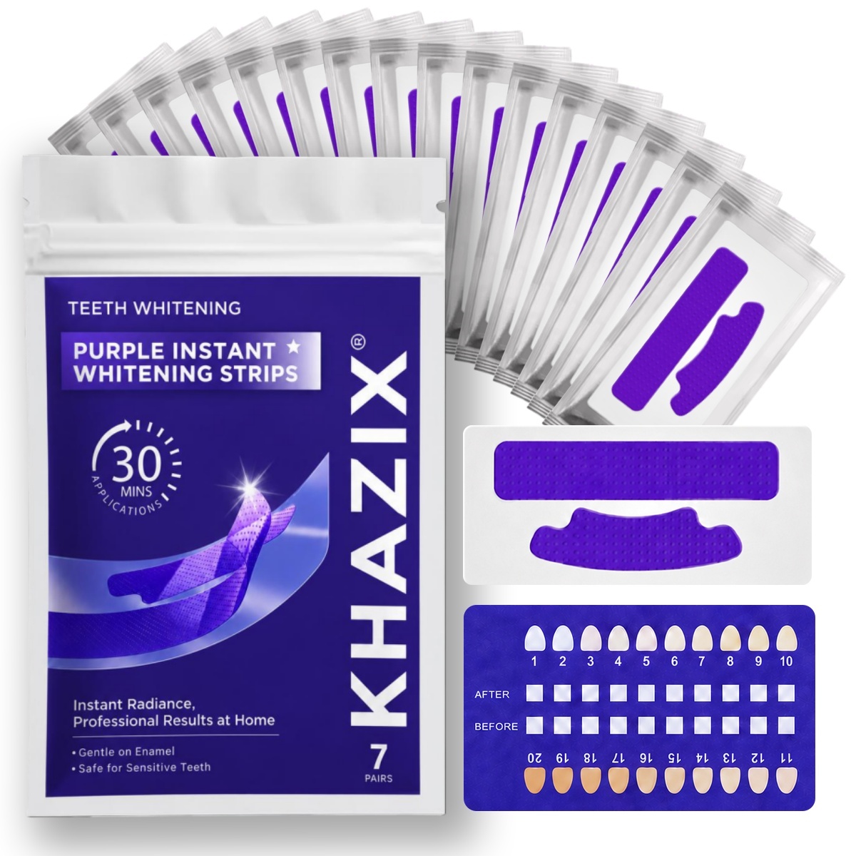 1/7 쌍의 치아 미백 스트립으로 더 하얗게 보이는 미 - Teeth Whitening Strips Crest 리뷰 및 가격