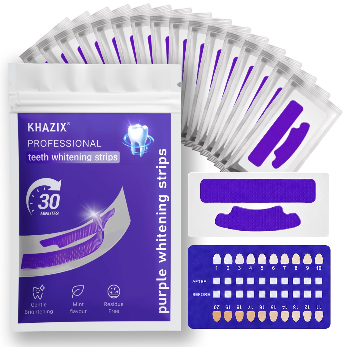 7개입 치아 미백 스트립, 더 하얀 미소를 위한 유연한 - Teeth Whitening Strips Crest 리뷰 및 가격