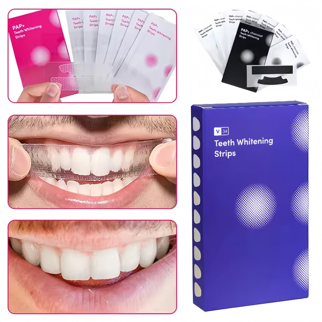 14스트립 치아 미백 스트립 (7일 치료용, 미끄럼 방 - Teeth Whitening Enzymes 리뷰 및 가격