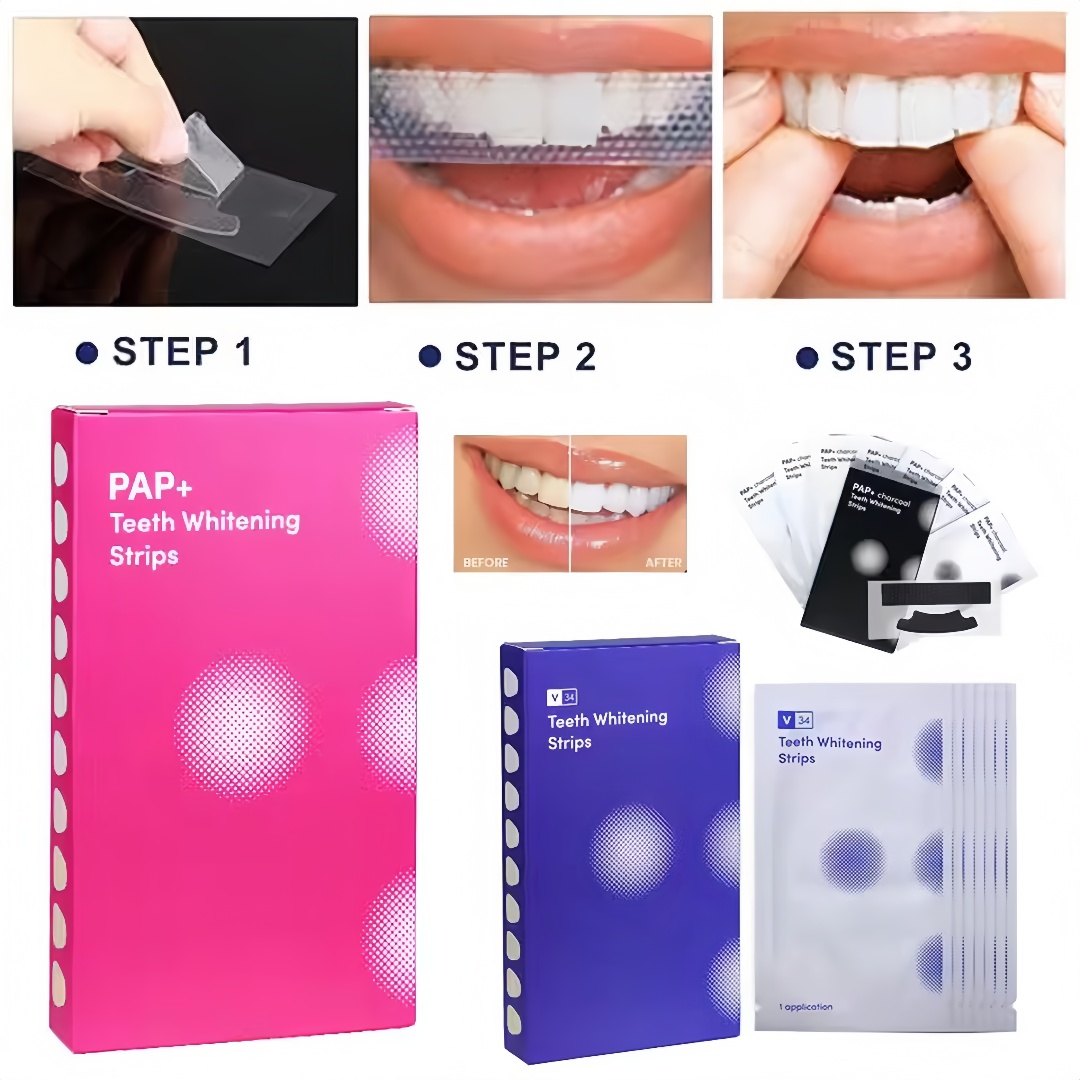 14스트립 치아 미백 스트립 (7일 치료용, 미끄럼 방 - Teeth Whitening Enzymes 리뷰 및 가격