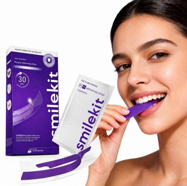 7/14 쌍 치아 패치 세트 SmileKit 브랜드 치 - Teeth Whitening With Peroxide 리뷰 및 가격