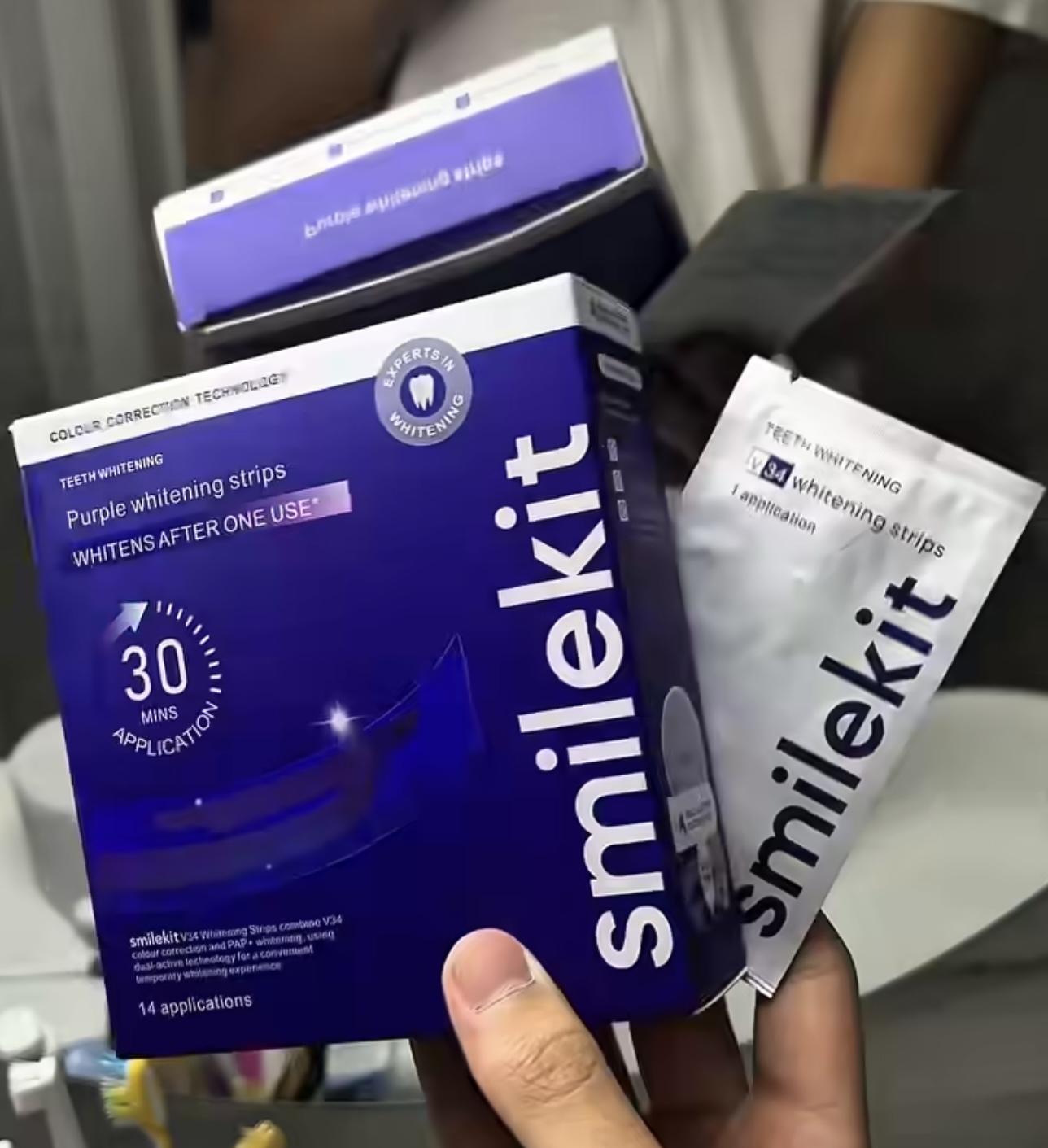 7/14 쌍 치아 패치 세트 SmileKit 브랜드 치 - Teeth Whitening With Peroxide 리뷰 및 가격