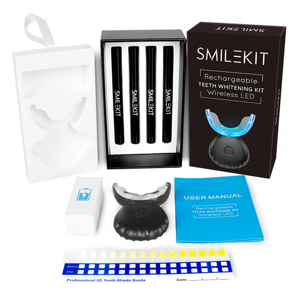 치과 치아 미백 키트 미니 16 LED 콜드 라이트 3 - Teeth Whitening With Blue Light 리뷰 및 가격