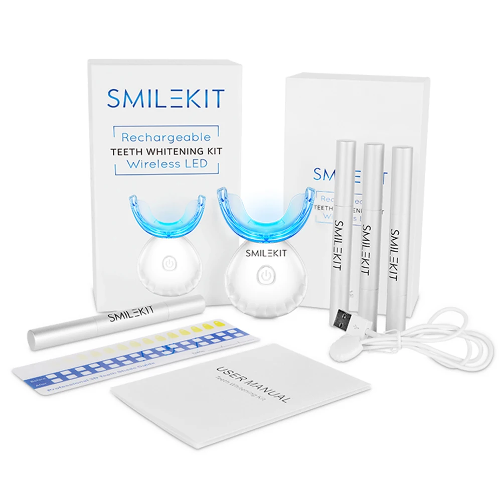 치과 치아 미백 키트 미니 16 LED 콜드 라이트 3 - Teeth Whitening With Blue Light 리뷰 및 가격