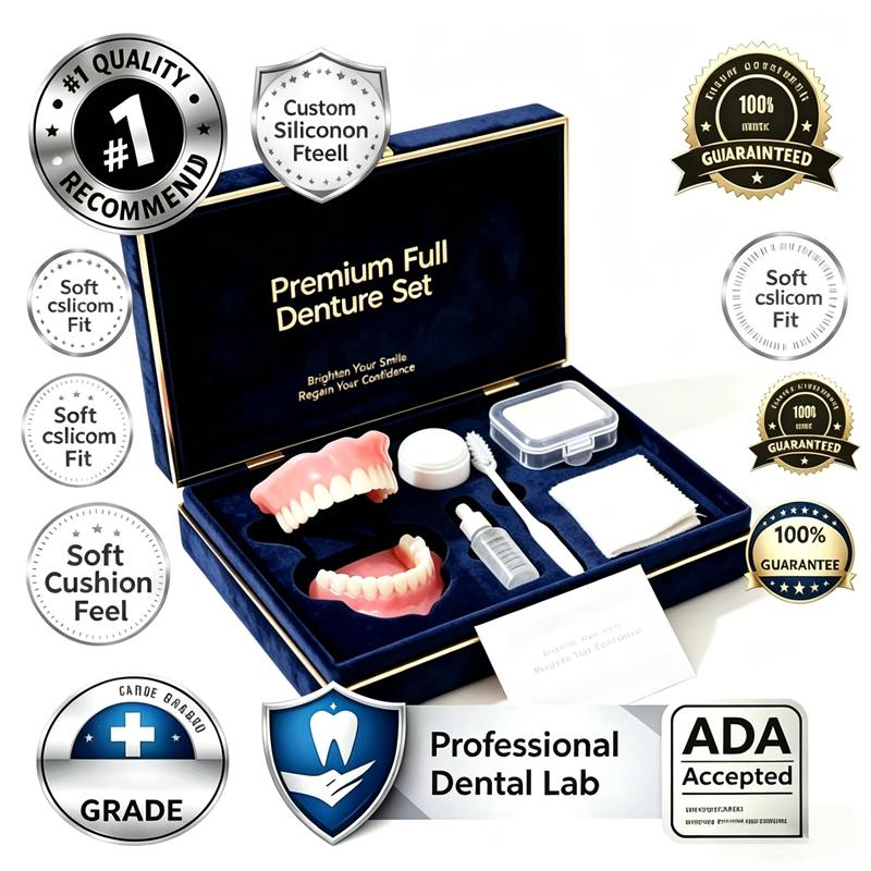 천연 화장품 치아 보철 키트, 사실적인 상하 치아 세트 - Teeth Whitening Instant 리뷰 및 가격