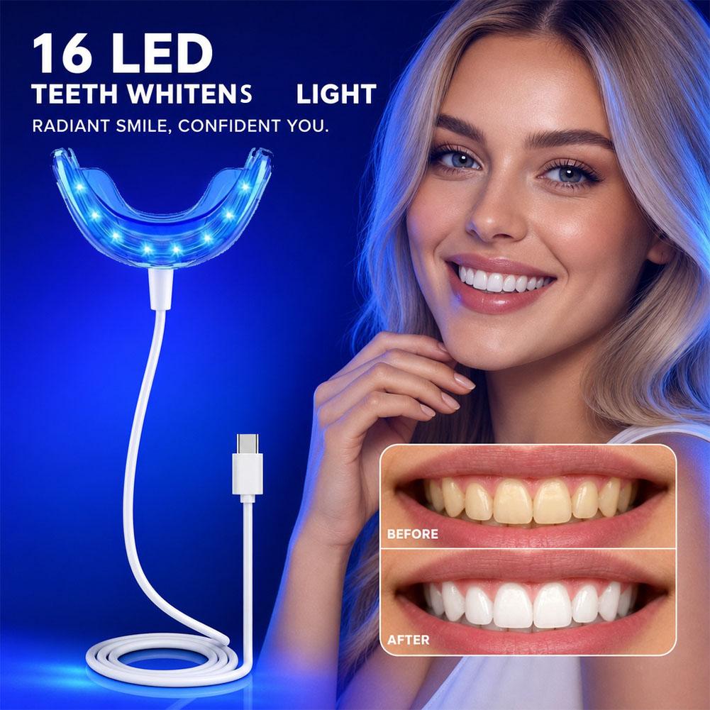 치아 미백 촉진기 스마트 LED 블루 라이트 휴대용 U - Teeth Whitening With Blue Light 리뷰 및 가격