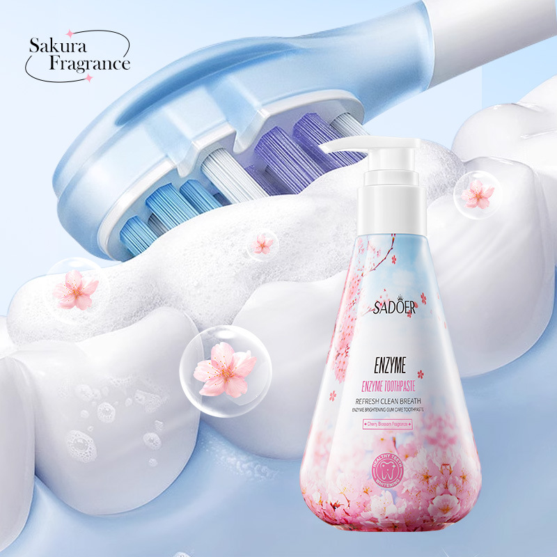 효소 미백 치약 껌 케어는 치아 사이의 틈을 청소하고  - Teeth Whitening Enzymes 리뷰 및 가격