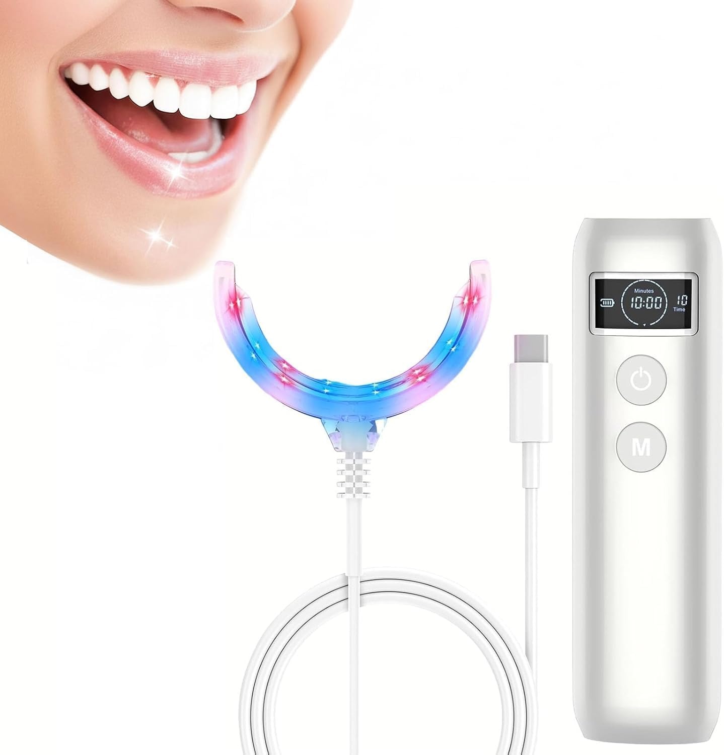 치아 미백 가속기 램프 블루&레드 라이트 LED 구강  - Teeth Whitening With Blue Light 리뷰 및 가격