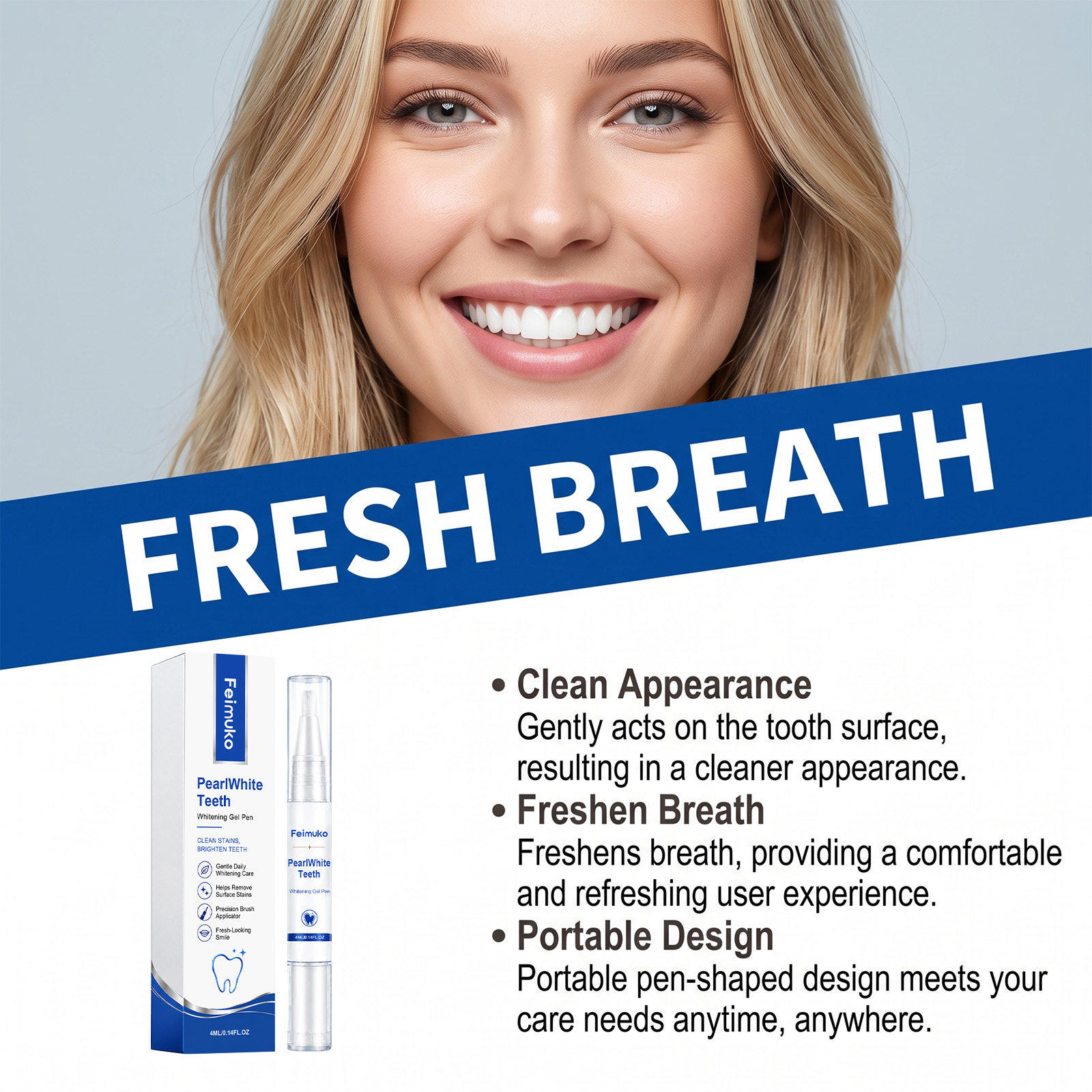 휴대용 치아 미백 젤 펜 얼룩 제거 정밀 브러쉬 부드러 - Teeth Whitening With Peroxide 리뷰 및 가격